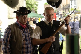 Scène du film Hot Fuzz Scène du film Hot Fuzz