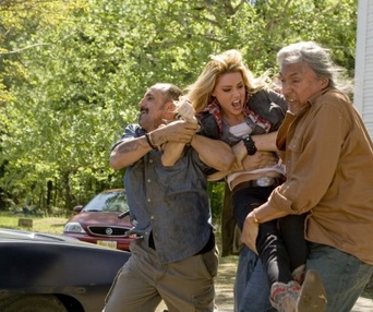 Une scène du film Drive Angry 3D