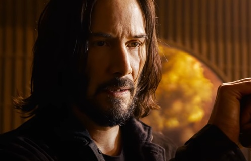 Une scène du film The Matrix Resurrections