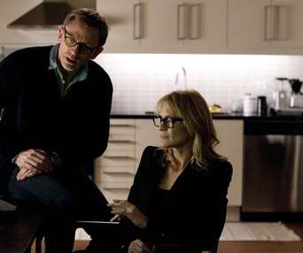 Une scène du film The Girl with the Dragon Tattoo