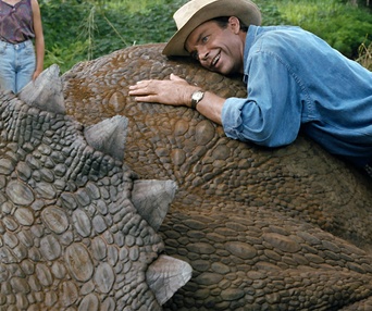 Une scène du film Jurassic Park