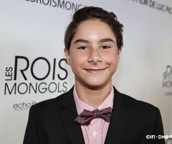 Sur le tapis rouge du film Les rois mongols