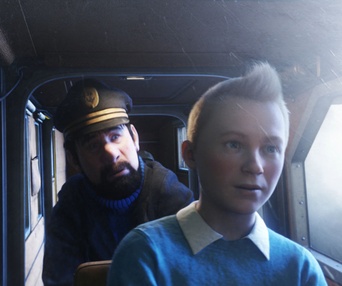 Une scène du film The Adventures of Tintin