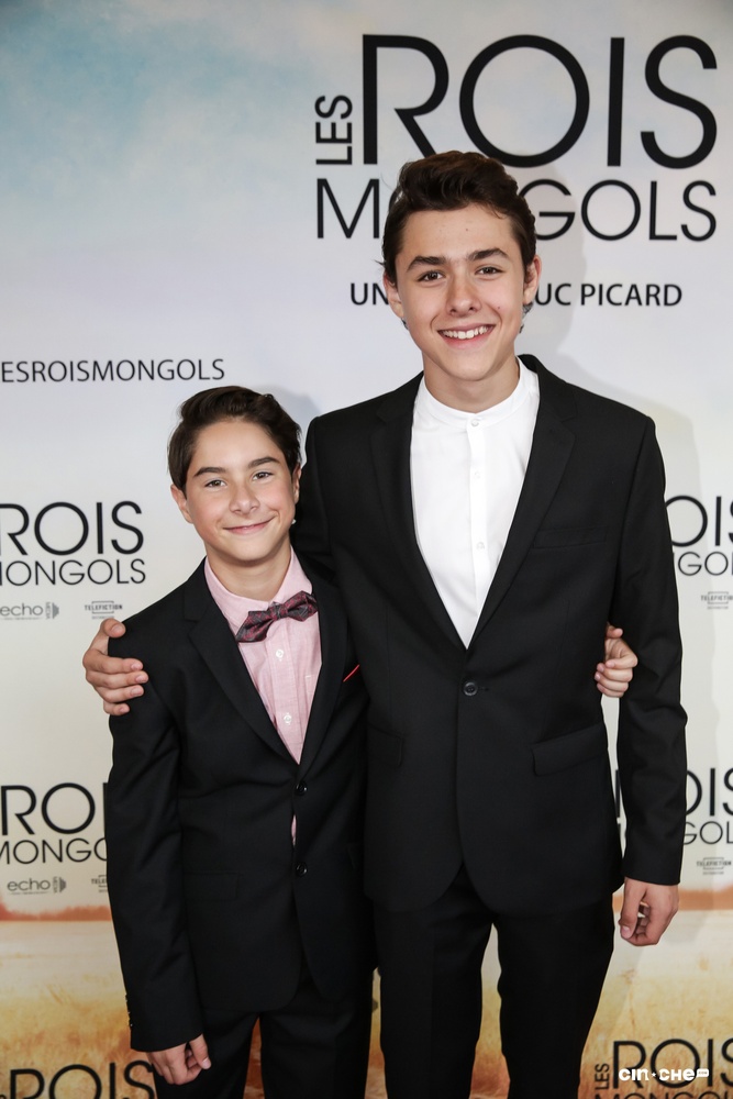 Sur le tapis rouge du film Les rois mongols