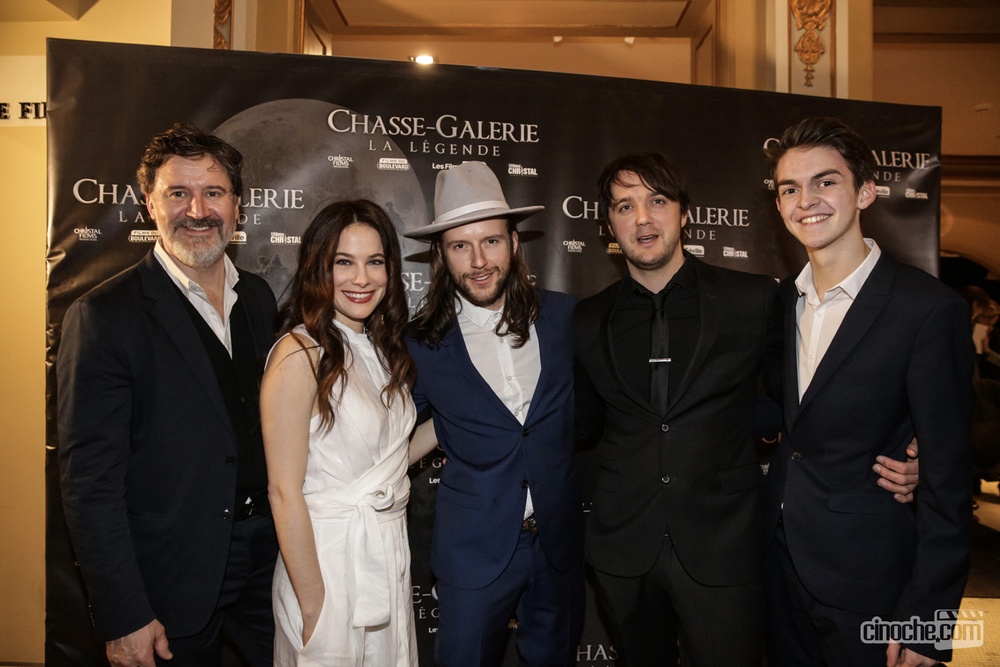 Sur le tapis rouge du film Chasse-Galerie : La légende