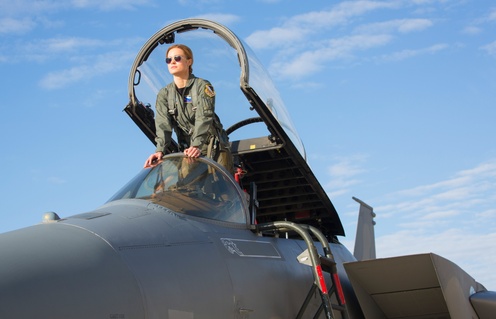 Une scène du film Captain Marvel