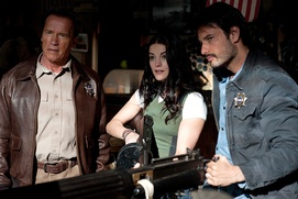 Une scène du film The Last Stand