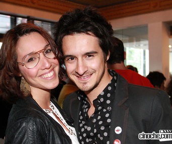 Sur le tapis rouge du film Les amours imaginaires