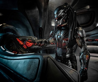 Une scène du film The Predator