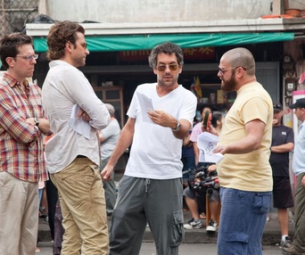 Sur le plateau du film  The Hangover Part II