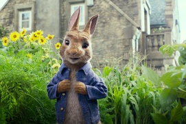 Une scène du film Peter Rabbit Une scène du film Peter Rabbit