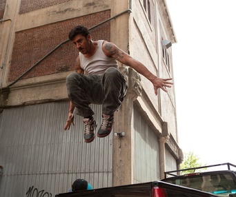 Une scène du film Brick Mansions