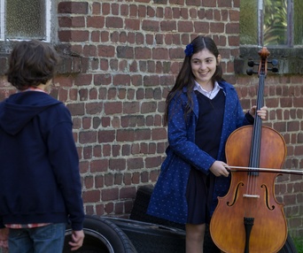 Une scène du film Le coeur en braille