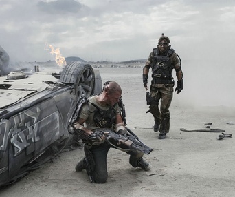 Une scène du film Elysium