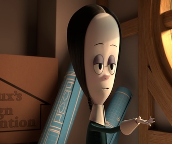 Une scène du film The Addams Family