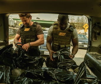 Une scène du film Den Of Thieves