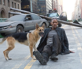 Scène du film I Am Legend