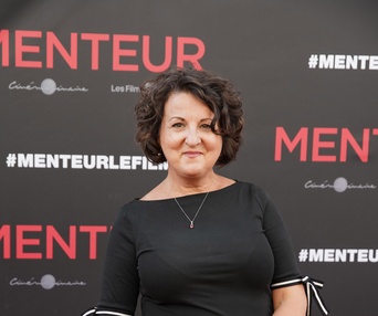 Sur le tapis rouge du film Menteur