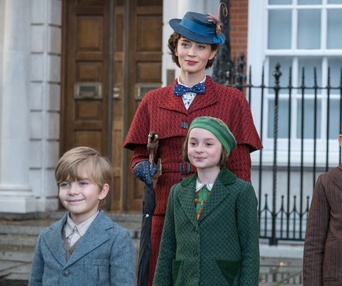 Une scène du film  Mary Poppins Returns