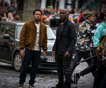 Une scène du film Fast & Furious 9