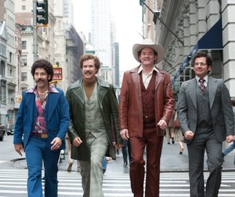 Une scène du film Anchorman 2: The Legend Continues