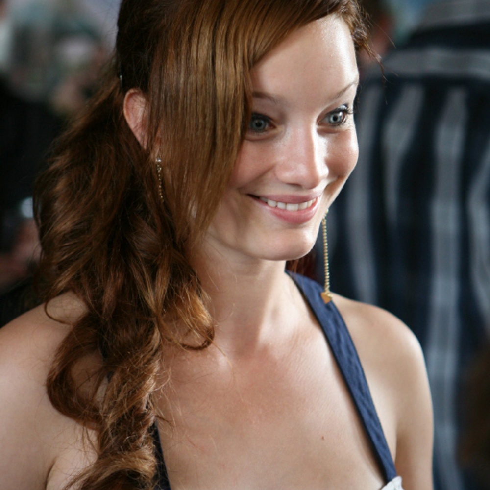 Laurence Leboeuf sur le tapis rouge de Les pieds dans le vide