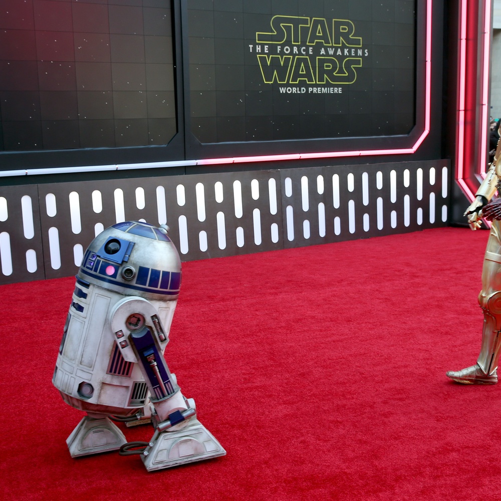 Sur le tapis rouge de Star Wars: The Force Awakens