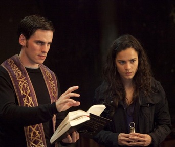 Une scène du film The Rite