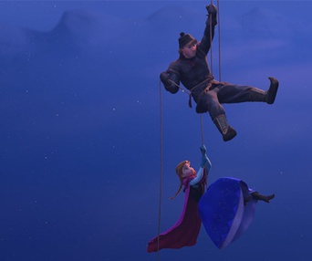 Une scène du film Frozen