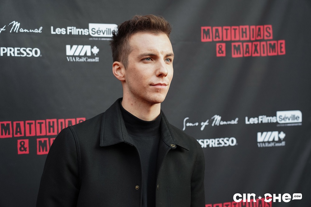 Sur le tapis rouge du film Matthias et Maxime