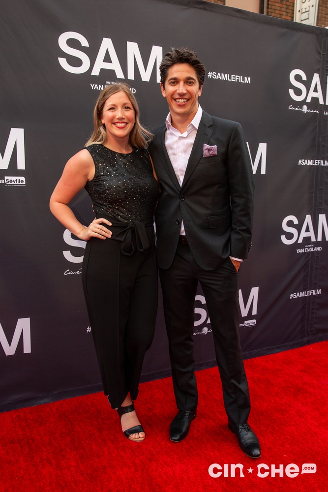 Sur le tapis rouge du film Sam