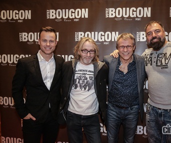 Sur le tapis rouge du film Votez Bougon