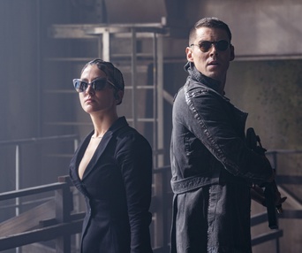 Une scène du film The Matrix Resurrections