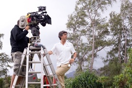 Sur le plateau du film The Descendants Sur le plateau du film The Descendants