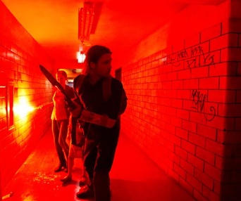 Une scène du film World War Z
