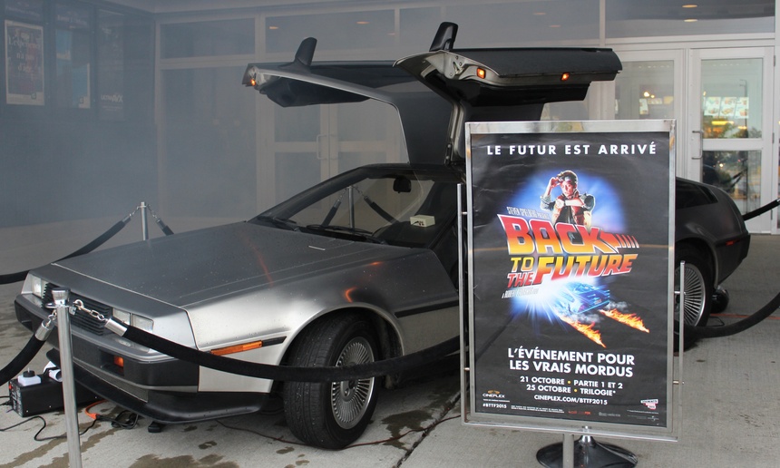 Une Delorean et bien plus au Cineplex Beauport pour la Journée mondiale de Retour vers le futur