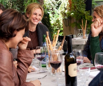 Une scène du film Eat Pray Love