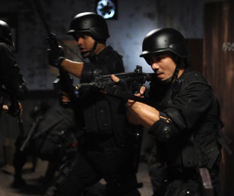 Une scène du film The Raid: Redemption