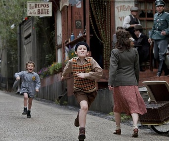 Une scène du film La rafle
