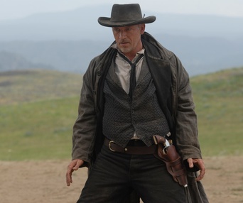 Une scène du film Gunless