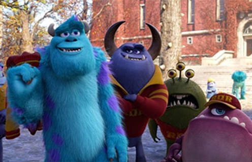 Une scène du film Monsters University