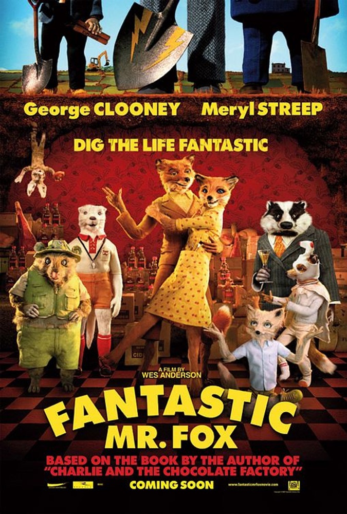 Galerie - Affiche du film familial Fantastic Mr. Fox