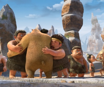 Une scène du film Les ours Boonie : L'aventure préhistorique