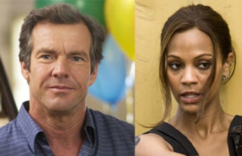 Dennis Quaid et Zoe Saldana