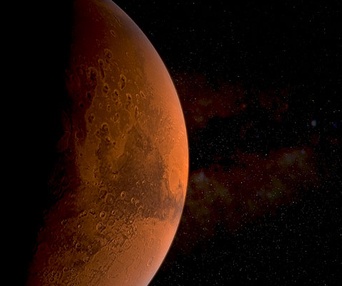 Scène du film À la conquête de Mars