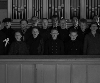 Une scène du film Le ruban blanc