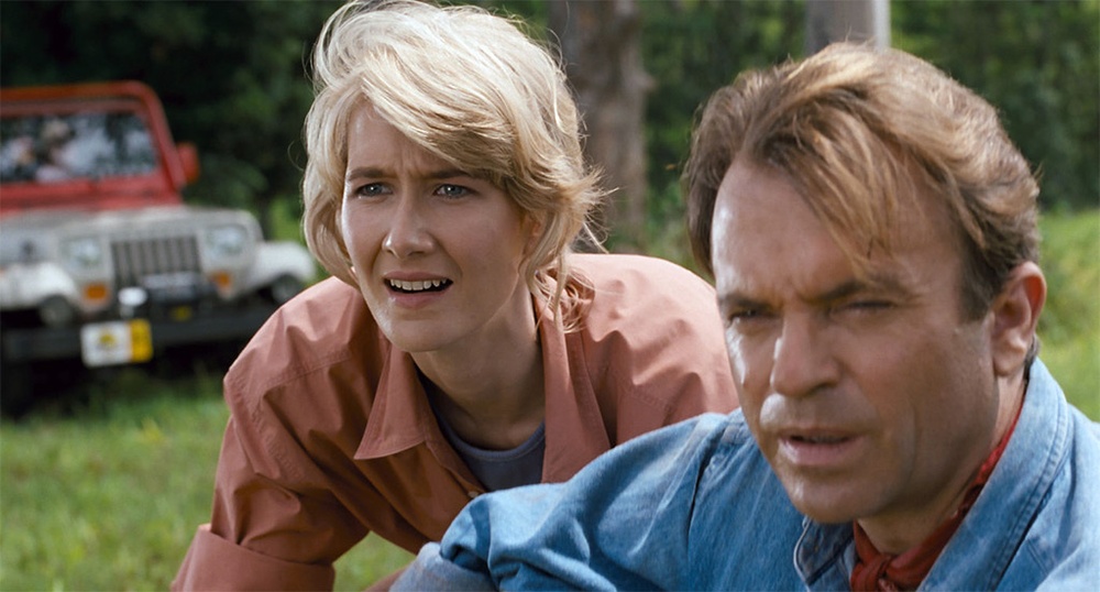 Une scène du film Jurassic Park