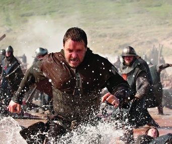 Une scène du film Robin Hood