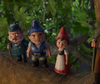 Une scène du film Sherlock Gnomes