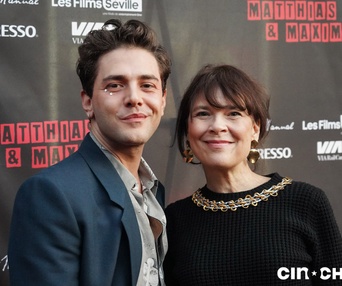 Sur le tapis rouge du film Matthias et Maxime